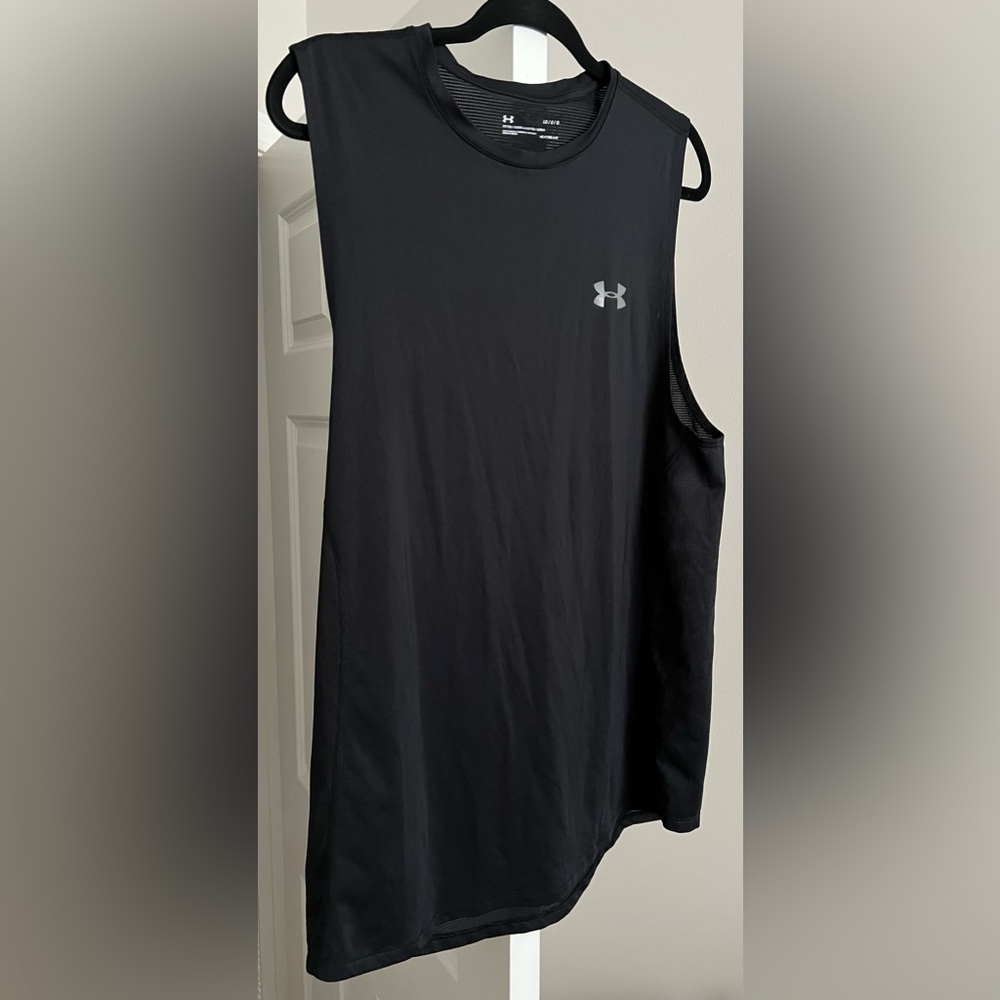 Mens Under Armour Fitted Heat Gear Sleeveless